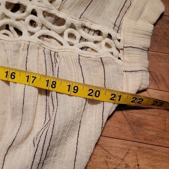 FREE PEOPLE Cedar Lace Pullover Oversized Top - Picture 10 of 12